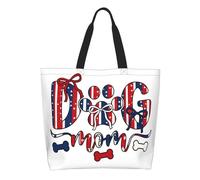 Sac Fourre-Tout Camion Monstre Chat, Feux D'Artifice, Drapeau Américain, Sac Cabas Léger Grand Sacs A Main Pour Plage Les Rendez-Vous Voyage