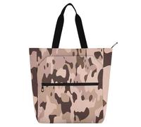 Sac fourre-tout camouflage or rose pour enfants, sac à livres de piano pour garçons, filles, femmes, sac d'école gothique imperméable avec poches à fermeture éclair pour l'école et les jeux