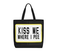 Sac Fourre-Tout C'Est Bon D'Être Excité·E Fierté Lgbtq+ Sac À Provisions Lavables Personnaliser Sacs En Toile Épaule, Pour Filles, Tous Les Jours, Burea, Voyage