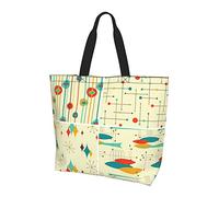 Sac fourre-tout d'art moderne du milieu du siècle pour femme, sacs fourre-tout pour femme, sac fourre-tout étanche pour professeur, salle de sport, travail, école avec poche intérieure