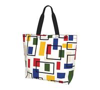 Sac fourre-tout d'art moderne du milieu du siècle pour femme, sacs fourre-tout pour femme, sac fourre-tout étanche pour professeur, salle de sport, travail, école avec poche intérieure