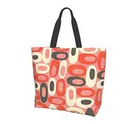 Sac fourre-tout d'art moderne du milieu du siècle pour femme, sacs fourre-tout pour femme, sac fourre-tout étanche pour professeur, salle de sport, travail, école avec poche intérieure