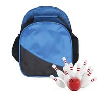 Sac fourre-tout de bowling - Support de balle unique avec rangement rembourré, s'adapte aux balles de bowling, accessoires et chaussures jusqu'à la taille 10 pour homme, sac de transport léger et