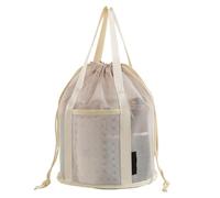 Sac fourre-tout de douche en maille - 30 x 22 x 1 cm - Sac de bain suspendu | Sac de toilette portable pour salle de bain - Voyage dortoir Vacances Été Gym Camping Natation Piscine Collège, Couleur