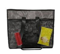 Sac fourre-tout de plage pliable | Sac à jouets de plage pratique en maille filet sac fourre-tout organisateur de plage, pochette Hobo sac à main, serviette, chapeau, bouteille d'eau, clés