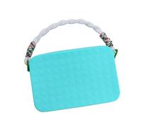 Sac fourre-tout de plage - Porte-téléphone pour plage, support de téléphone en silicone de 19,2 cm - Durables non décolâtres en silicone avec conception de fermeture éclair, organisateur sécurisé pour