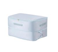 Sac fourre-tout de rangement compact et, organiseur rectangulaire en tissu robuste polyvalent for couettes, vêtements couvertures Organisateurs de Voyage(1pc Blue-L)