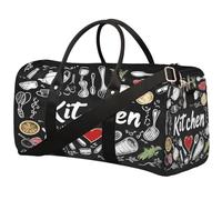 Sac fourre-tout de sport à motif craie pour homme et femme, sac de voyage pliable et résistant à l'eau, sac de voyage léger pour le week-end, sac de nuit pour entraînement à l'hôpital
