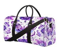 Sac fourre-tout de sport pour homme et femme - Motif mandala et papillon - Pliable - Léger - Pour entraînement à l'hôpital