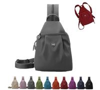 Sac fourre-tout de voyage antivol 3 en 1 de qualité supérieure 2026 imperméable à 2 voies avec grande capacité et compartiments multiples, gris, 30 * 21 * 14cm, Décontracté