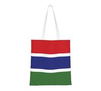 Sac fourre-tout drapeau de la Gambie. Toile légère, double poignée, sac fourre-tout élégant pour femme, parfait pour le shopping, le travail et le transport quotidien.
