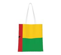 Sac fourre-tout drapeau de la Guinée-Bissau. Toile légère, double poignée, sac fourre-tout élégant pour femme, parfait pour le shopping, le travail et le transport quotidien.