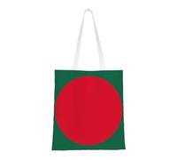 Sac fourre-tout drapeau du Bangladesh. Toile légère, double poignée, sac fourre-tout élégant pour femme, parfait pour le shopping, le travail et le transport quotidien.