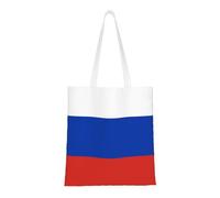Sac fourre-tout drapeau russe. Toile légère, double poignée, sac fourre-tout élégant pour femme, parfait pour le shopping, le travail et le transport quotidien.
