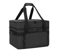 Sac fourre-tout électrique Grill | Étui à l'organisateur rembourré avec double compartiments | Carrier accessoire de cuisine en salle durable pour l'appartement, le balcon, les voyages, le stockage, l