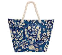 Sac fourre-tout en corde de chanvre | Grand sac à main réutilisable en tissu Oxford | Sac à main étanche DIY personnalisable pour femmes/hommes | Sac à provisions respectueux de l'environnement, Style