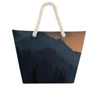 Sac fourre-tout en corde de chanvre | Grand sac à main réutilisable en tissu Oxford | Sac à main étanche DIY personnalisable pour femmes/hommes | Sac à provisions respectueux de l'environnement, Style