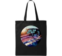 Sac fourre-tout en coton écologique avec slogan « It's More Than Just Music » - Noir, Noir , Taille unique