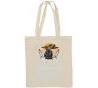 Sac fourre-tout en coton naturel avec inscription « I May Not Be A Superhero But I'm an Aerospace Engineer So Close Enough » Blanc