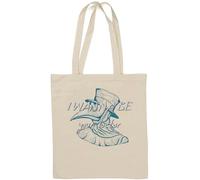 Sac fourre-tout en coton naturel avec masque de peste victorien I Wanna Be Your Doctor Blanc