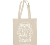 Sac fourre-tout en coton naturel blanc avec inscription « Roman Gladiator Strength Sacrifice Kill Or Be Killed »