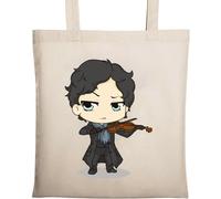 Sac fourre-tout en coton naturel écologique pour musicien jouant du piano Beige