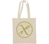 Sac fourre-tout en coton naturel sans gluten Blanc