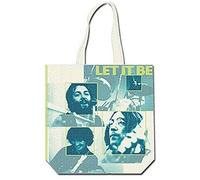Sac fourre-tout en coton The Beatles: Let it be (avec fermeture à glissière)