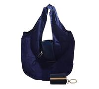 Sac fourre-tout en cuir synthétique portable, réutilisable, pliable | Porte-clés de voyage pour femme, sac à bandoulière pour maman, fille, enseignant, bureau, shopping, salle de sport