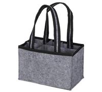 Sac fourre-tout en feutre pour bouteille de vin, sac isotherme de voyage rembourré avec poignée et bandoulière réglable, excellent sac isotherme de voyage rembourré, multicolore, Taille unique,