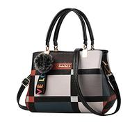 Sac fourre-tout en nylon pour femme, Noir , Taille unique