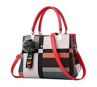 Sac fourre-tout en nylon pour femme, Rouge, Taille unique