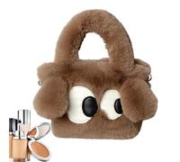 Sac fourre-tout en peluche pour femme, sac sous les bras en peluche | Sac à main à poignée supérieure en peluche à fourrure,Sac à bandoulière pour dames, portefeuille familial, sac à bandoulière, poch