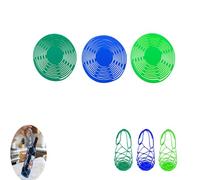 Sac fourre-tout en silicone pour bouteille de vin, pliable et peu encombrant, peut également servir de tapis de plaque chauffante et de dessous de verre, Gjstdd - Vert foncé, bleu foncé, vert, One