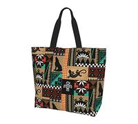 Sac fourre-tout en tissu natif du sud-ouest pour femme, sacs fourre-tout pour femme, sac fourre-tout étanche pour professeur, salle de sport, travail, école avec poche intérieure