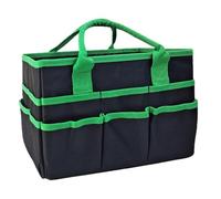 Sac fourre-tout en tissu Oxford avec plusieurs poches 33 x 15 x 22 cm | Plusieurs poches et compartiments gardent vos outils, fournitures de classe ou articles de papeterie bien organisés et à