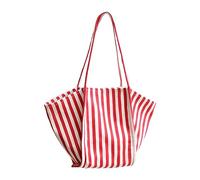 Sac fourre-tout en toile artistique - Sac en toile décontracté - Minimalistes uniques à rayures pour un usage quotidien et un événement culturel - Design rayé - Sac à dos confortable pour les amateurs