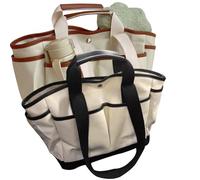 Sac Fourre-Tout En Toile Avec Plusieurs Poches, Capacité, Fourre-Tout À Bandoulière Pour Femme, Sac À Main Tendance, Sac À Bandoulière Avec Compartiments, Sac À Langer, Fourre-Tout Pour L'École