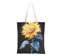 Sac fourre-tout en toile avec poches pour le travail, les projets de bricolage, le shopping, 40,6 x 38,1 cm, essentiel pour l'école