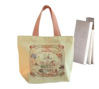 Sac fourre-tout en toile pour femme - Design lapin mignon, grand sac à provisions réutilisable, cadeau durable | pour vous, mère, enseignante, petite amie, fille, anniversaire, Noël, 04, Voir