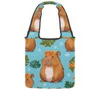 Sac fourre-tout en toile pour femme, joli espace avec planètes, étoiles, motif astrologie, sac fourre-tout réutilisable pour les courses, le travail, Multicolore 03., 14.1x14.9in/36x38cm
