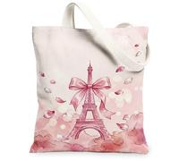 Sac fourre-tout en toile pour femme, sac fourre-tout graphique lavable et réutilisable pour la famille, les amis, les collègues, la lecture, 33 x 38 cm