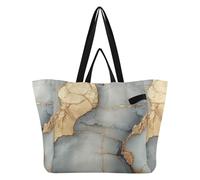 Sac fourre-tout en toile pour la cuisine, les professeurs, pour hommes, enterrement de vie de jeune fille, cadeau marbré beige gris