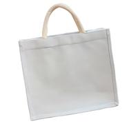Sac fourre-tout en toile, sac à main polyvalent de grande capacité pour artistes et étudiants, brodé, variétés de couleurs (noir, blanc, violet clair, rose)