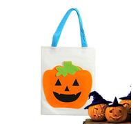 Sac fourre-tout en toile, sacs de bonbons d'Halloween,Sacs à friandises imprimés à la | Sac à provisions léger, sacs de bonbons réutilisables pour la décoration, B, riferimento alla