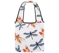 Sac fourre-tout en toile sans couture avec visages de chat mignons pour femme, sac fourre-tout réutilisable de taille moyenne, lavable et respectueux de l'environnement, Multicolore 07, 14.1x14.9in