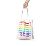 Sac fourre-tout - FISURA - F*** off - 100% coton - 63 x 42 cm - Mixte