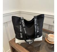 Sac fourre-tout grande capacité rose vif décontracté, nouveau sac à épaule étudiant, sac à main mode style étranger. Sacs fourre-tout pour étudiants, compartiments multiples, parfait pour la plage, l'