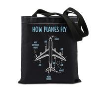 Sac fourre-tout « How Planes Fly » - Cadeau d'ingénieur aéronautique - Cadeau d'avion - Cadeau pour avenir pilote, How Planes Fly UK, 0