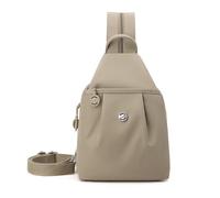 Sac fourre-tout imperméable à 2 voies convertible, sac de voyage en Oxford anti-vol de grande capacité, deux sacs à bandoulière/bandoulière, Kaki clair, L